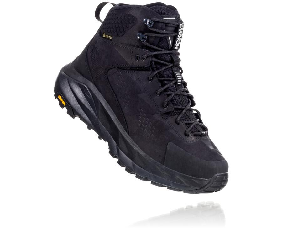 Hoka One One Hiking Boots Mens Black - Kaha GORE-TEX - 89032CUSO